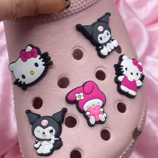 Kawaii croc charms