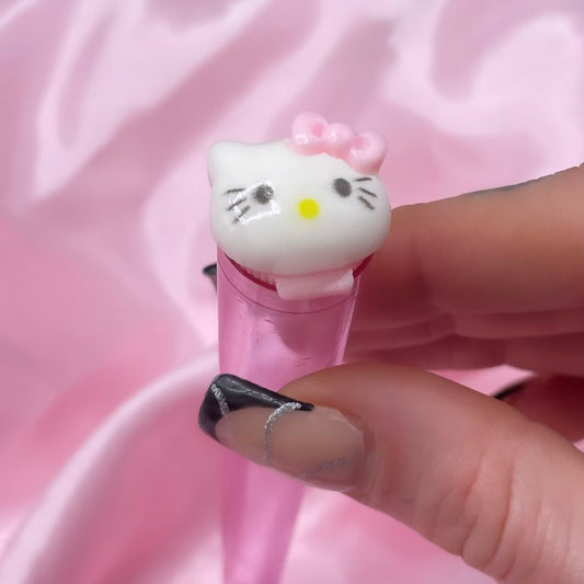 Baby Pink Kawaii Kitty Bunny Pre Roll Cone Holder
