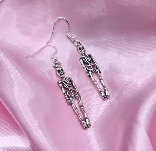 Sterling silver skeleton Earrings