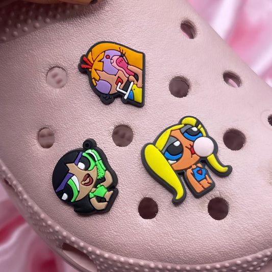 Cartoon croc charms