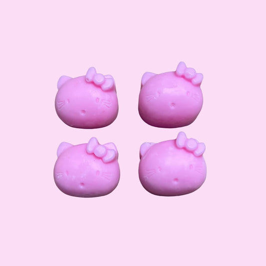 Handmade Pink Snow Fairy Kitty Soy Wax melts