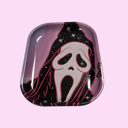 Purple pink scream Metal Rolling Tray