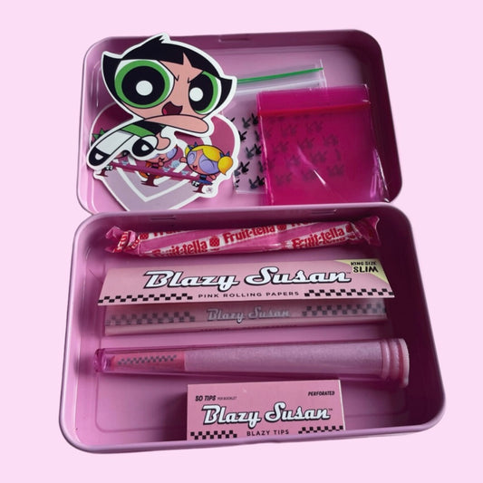 Pink Girly Stoner Bundle | Tin | Gift