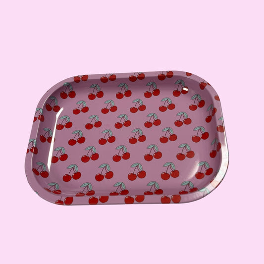 Lilac cherry Metal Rolling Tray