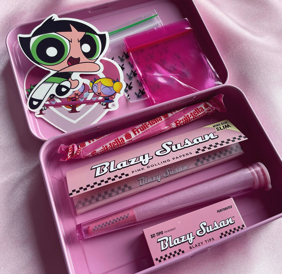 Pink Girly Stoner Bundle | Tin | Gift